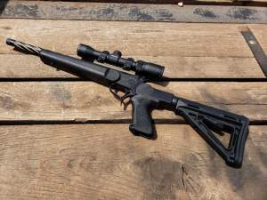 44 reminton suppressed short barrel rifle