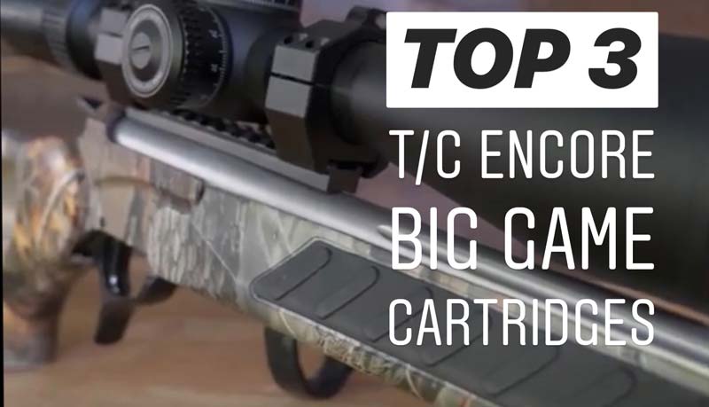 best big game hunting cartridges thompson center